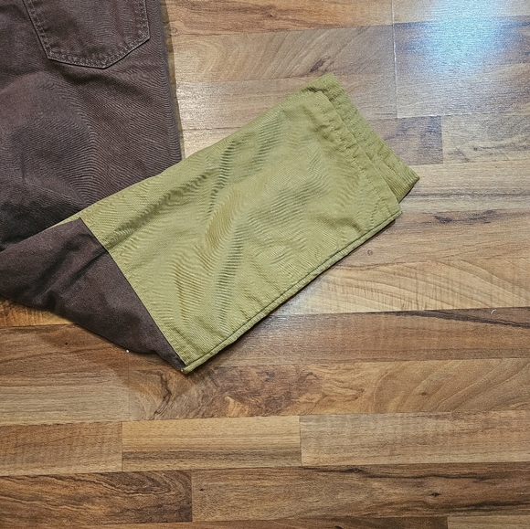 Wrangler Men Size 40x30  Taupe Brush Guard Jeans Hunting - Picture 3 of 10